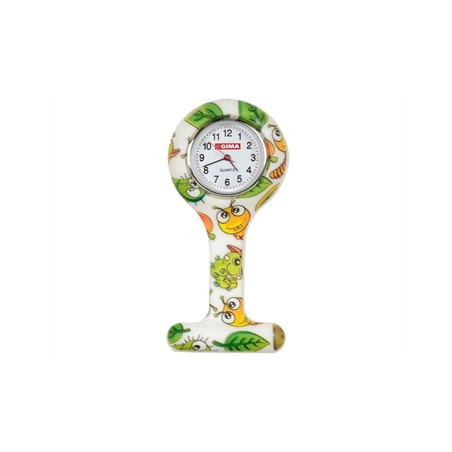 OROLOGIO PER INFERMIERI - rotondo - fantasia bruco