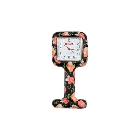 OROLOGIO PER INFERMIERI - quadrato - fantasia rose