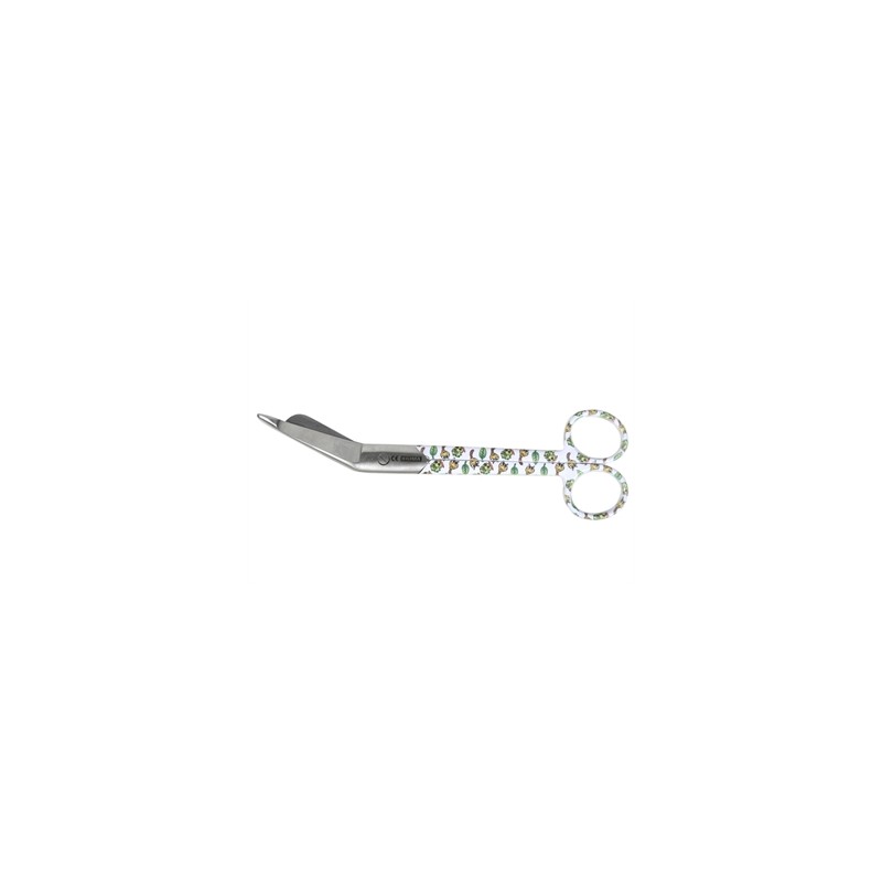FORBICI IN ACCIAIO INOX PER BENDE - fantasia bruco - 18 cm