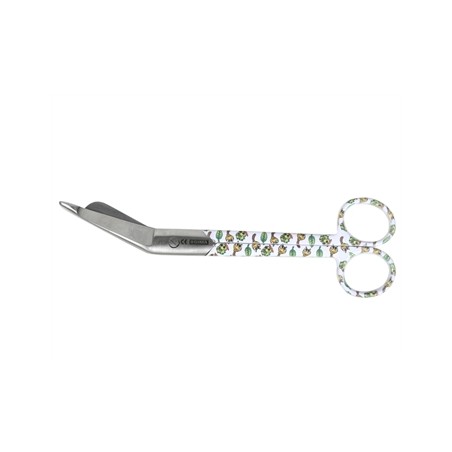 FORBICI IN ACCIAIO INOX PER BENDE - fantasia bruco - 18 cm