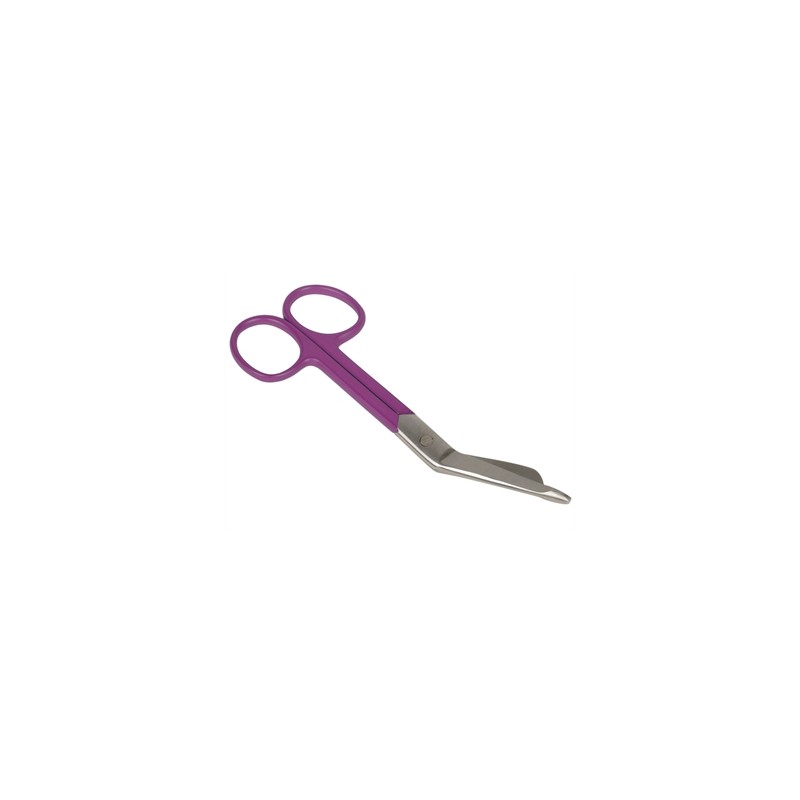 FORBICI PER BENDE - anelli viola - 14 cm