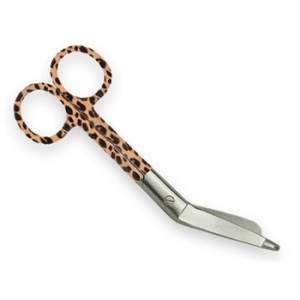 FORBICI PER BENDE - fantasia leopardo - 14 cm