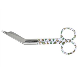 FORBICI IN ACCIAIO INOX PER BENDE - fantasia bruco - 14 cm