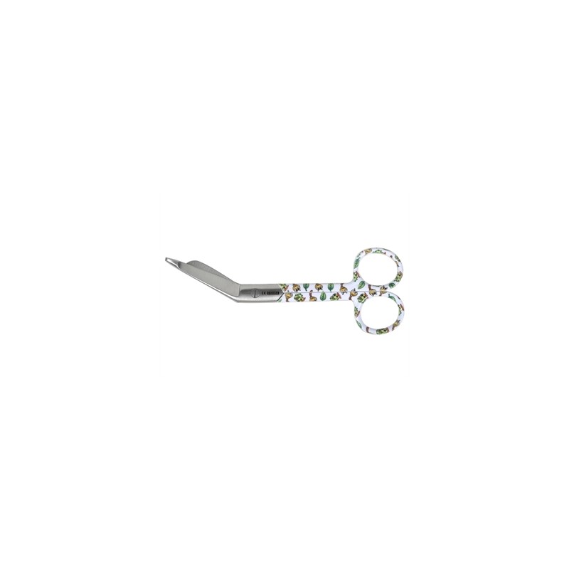 FORBICI IN ACCIAIO INOX PER BENDE - fantasia bruco - 14 cm