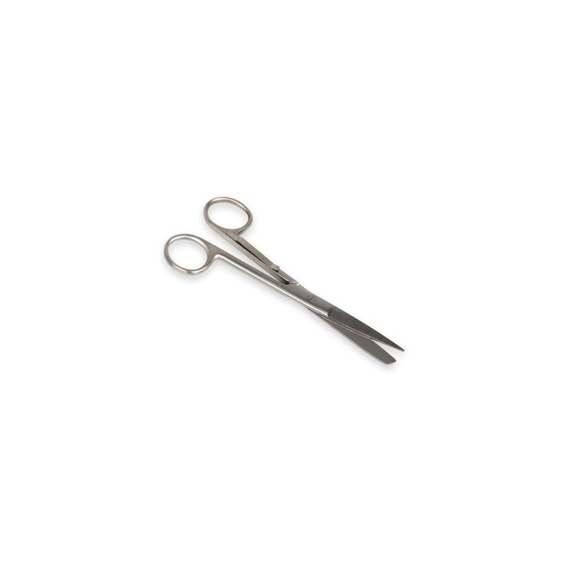 FORBICI RETTE PUNTE ALTERNE con clip - 14 cm