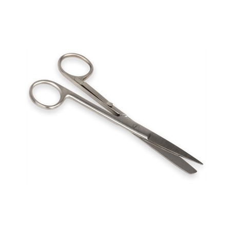 FORBICI RETTE PUNTE ALTERNE con clip - 14 cm