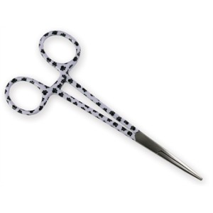 PINZA EMOSTATICA RETTA - fantasia orme - 16 cm