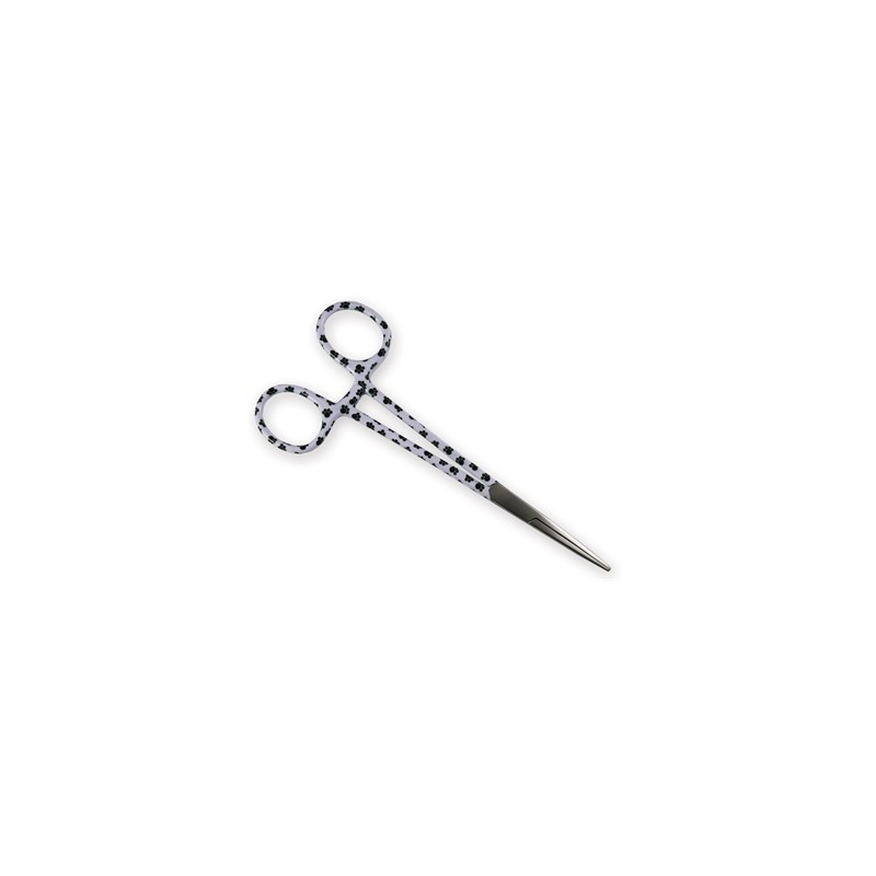 PINZA EMOSTATICA RETTA - fantasia orme - 16 cm