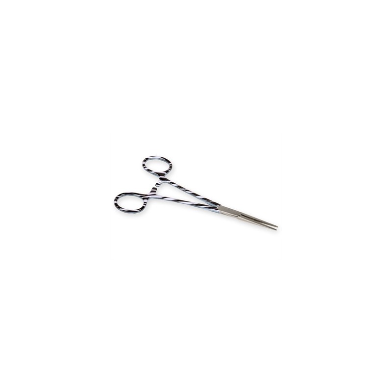 PINZA EMOSTATICA RETTA - fantasia zebra - 16 cm