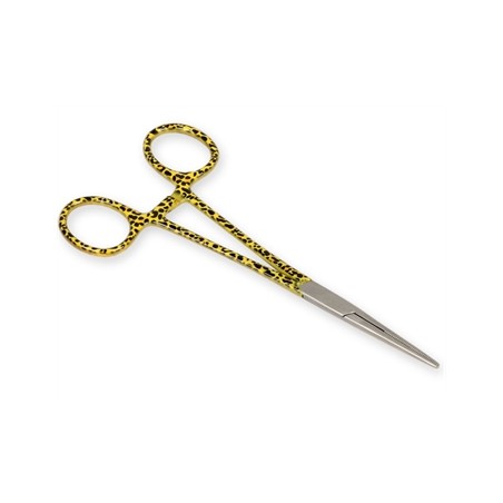 PINZA EMOSTATICA RETTA - fantasia leopardo - 16 cm