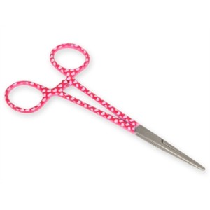 PINZA EMOSTATICA RETTA - fantasia cuori - 16 cm