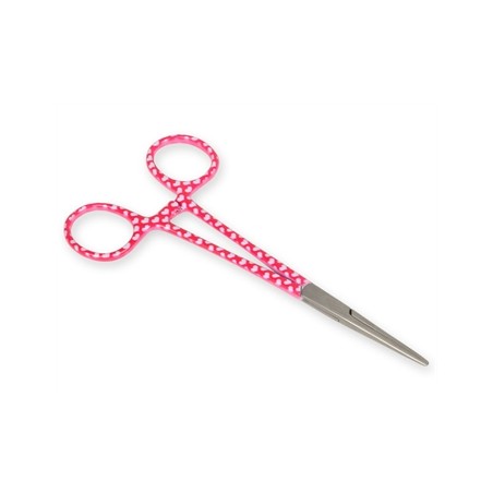 PINZA EMOSTATICA RETTA - fantasia cuori - 16 cm