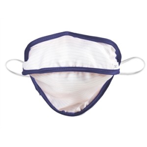 MASCHERINA RIUTILIZZABILE MYCROCLEAN BFE 99,8% - bianca/blu