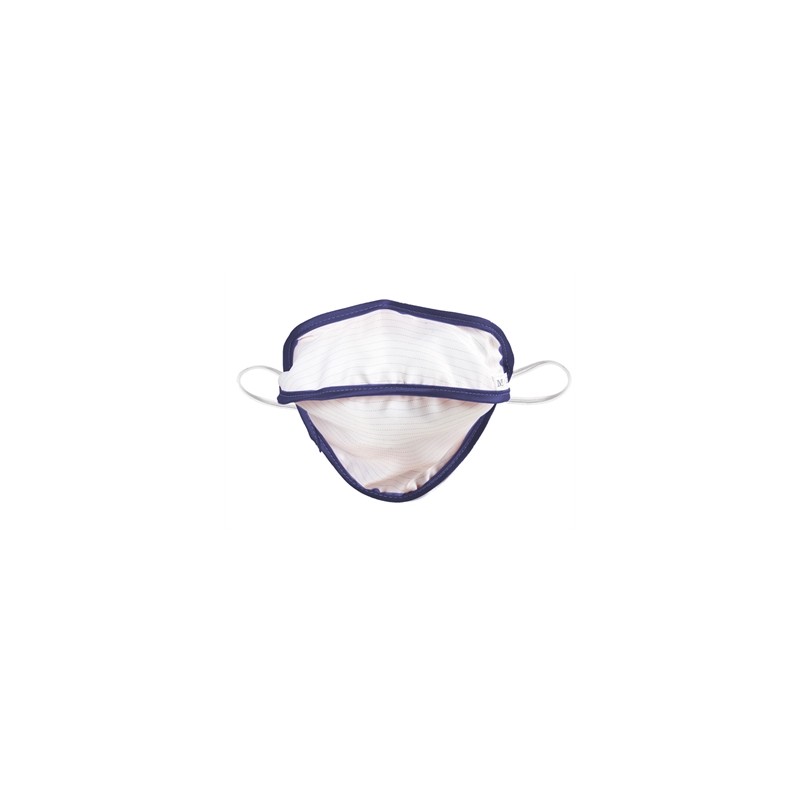 MASCHERINA RIUTILIZZABILE MYCROCLEAN BFE 99,8% - bianca/blu