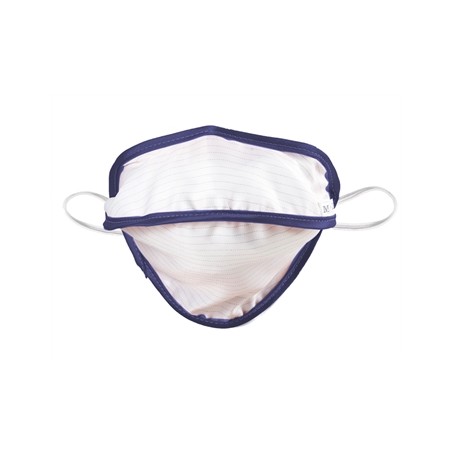 MASCHERINA RIUTILIZZABILE MYCROCLEAN BFE 99,8% - bianca/blu