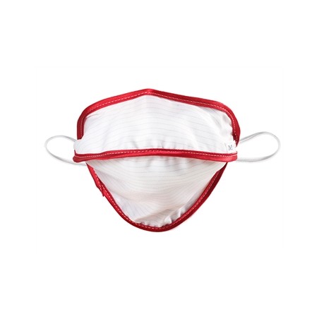 MASCHERINA RIUTILIZZABILE MYCROCLEAN BFE 99,8% - bianca/rossa
