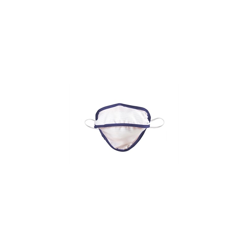 MASCHERINA RIUTILIZZABILE MYCROCLEAN JUNIOR/ ADULTI SMALL BFE 99,8% - bianca/blu