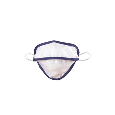 MASCHERINA RIUTILIZZABILE MYCROCLEAN JUNIOR/ ADULTI SMALL BFE 99,8% - bianca/blu