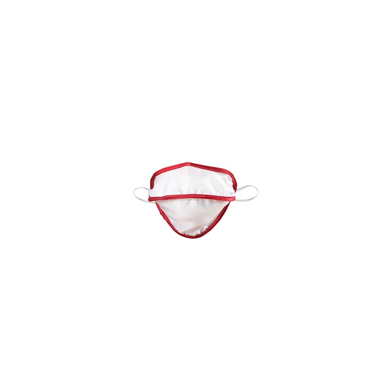 MASCHERINA RIUTILIZZABILE MYCROCLEAN KID BFE 99,8% - bianca/rossa