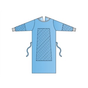 CAMICE CHIRURGICO RINFORZATO 35 g/m2 130 cm - taglia L - sterile