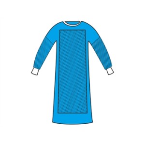 CAMICE CHIRURGICO RINFORZATO 50g/m2 140x160 cm - misura XXL - sterile