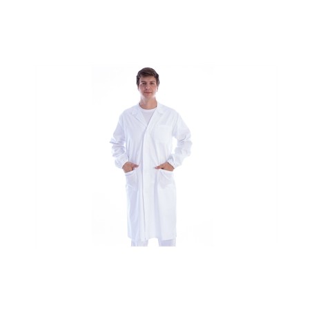 CAMICE BIANCO CON AUTOMATICI - cotone/poliestere - unisex - taglia M