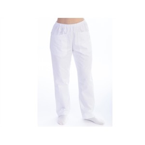 PANTALONI - cotone/poliestere - unisex - taglia S bianchi