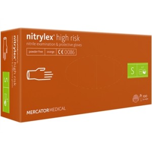 GUANTI NITRILE NITRYLEX ORANGE - piccoli