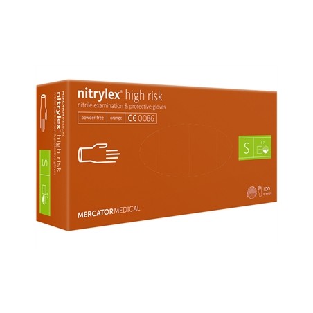 GUANTI NITRILE NITRYLEX ORANGE - piccoli