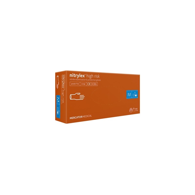 GUANTI NITRILE NITRYLEX ORANGE - medi