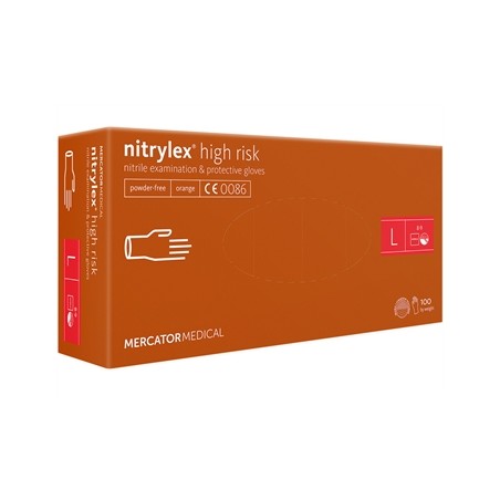 GUANTI NITRILE NITRYLEX ORANGE - grandi