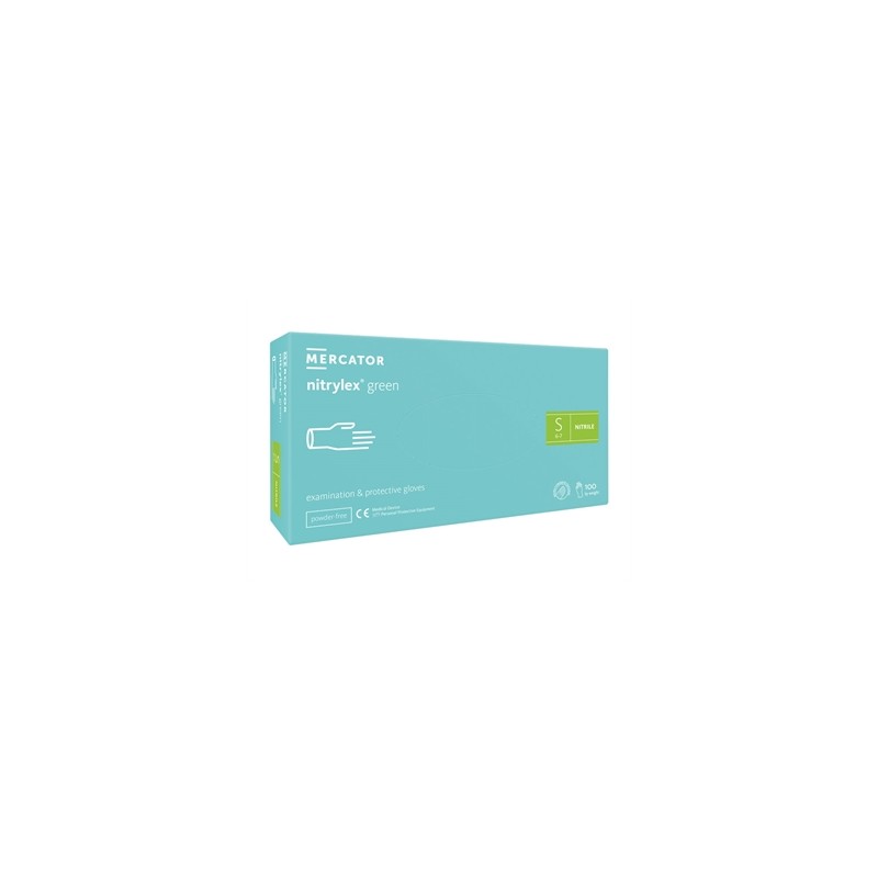 GUANTI NITRILE NITRYLEX LIGHT GREEN - piccoli
