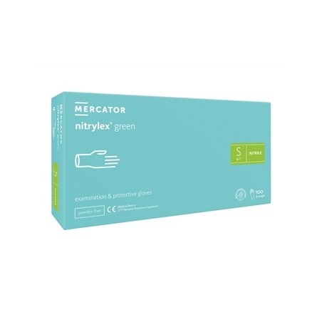 GUANTI NITRILE NITRYLEX LIGHT GREEN - piccoli