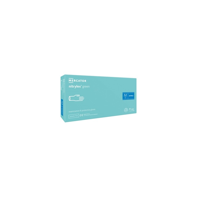 GUANTI NITRILE NITRYLEX LIGHT GREEN - medi
