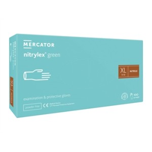 GUANTI NITRILE NITRYLEX LIGHT GREEN - extra large