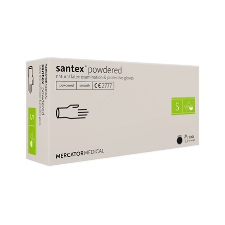 GUANTI LATTICE SANTEX - PREPOLVERIZZATI - piccoli