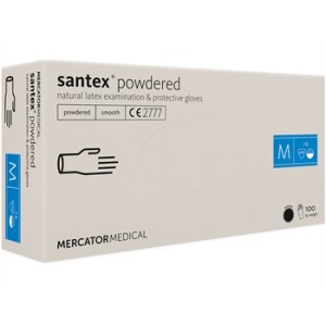 GUANTI LATTICE SANTEX - PREPOLVERIZZATI - medi