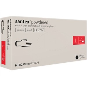 GUANTI LATTICE SANTEX - PREPOLVERIZZATI - grandi