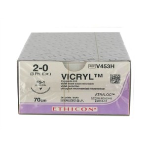 SUTURA ASSORBIBILE ETHICON VICRYL - 2/0 ago 24 mm