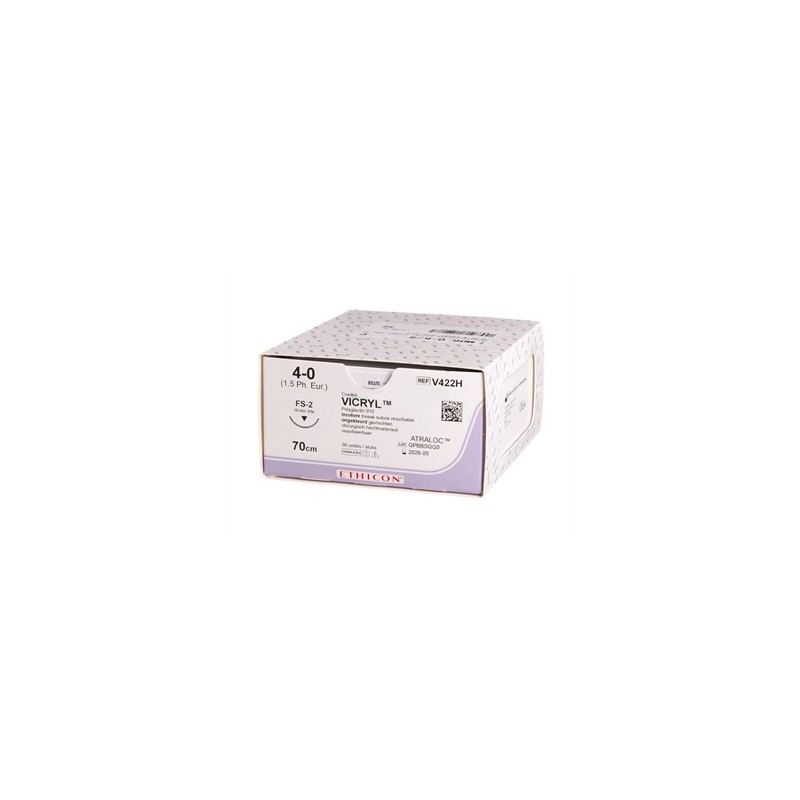 SUTURA ASSORBIBILE ETHICON VICRYL - 3/0 ago 24 mm