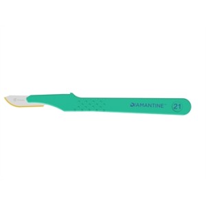 BISTURI DIAMANTINE LAMA INOX N.21 - sterile