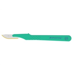 BISTURI DIAMANTINE LAMA INOX N.22 - sterile