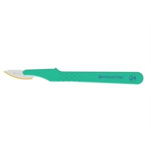 BISTURI DIAMANTINE LAMA INOX N.24 - sterile