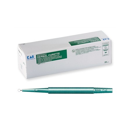 CURETTE DERMATOLOGICHE KAI diametro 4 mm