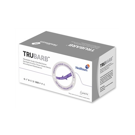 SUTURA ASS. TRUBARB calibro 2/0 curva 1/2 ago 37mm - 30cm - viola