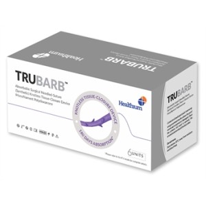 SUTURA ASS. TRUBARB calibro 2/0, curva 1/2, ago 37mm - 45cm - viola