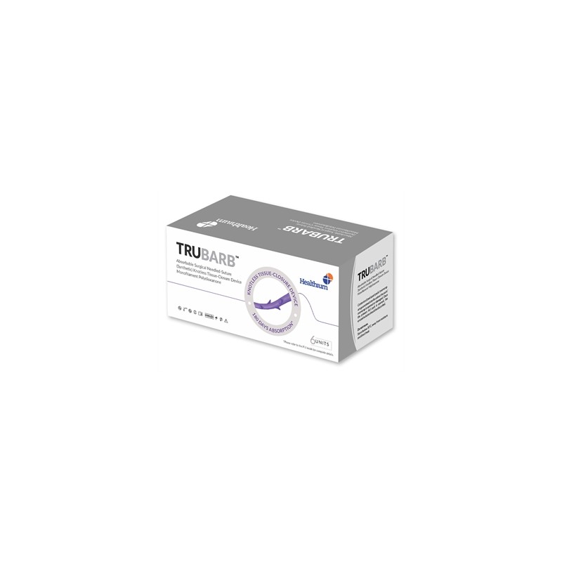 SUTURA ASS. TRUBARB calibro 2/0, curva 1/2, ago 26mm - 30cm - viola