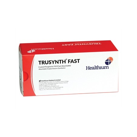 SUTURA ASS. TRUSYNTH FAST calibro 3/0, curva 1/2, ago 22 mm - 70 cm - incolore