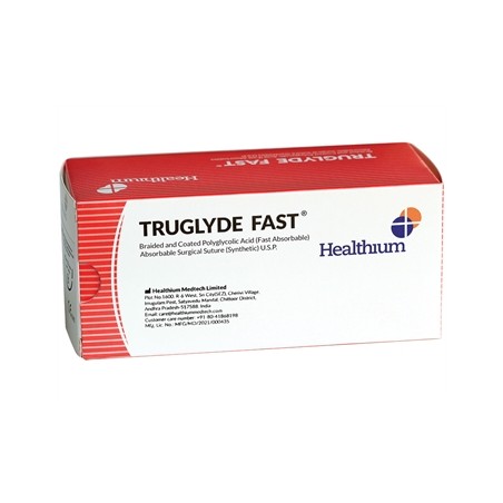 SUTURA ASS. TRUGLYDE FAST calibro 4/0, curva 3/8, ago 20 mm - 75 cm - incolore