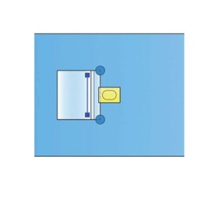 TELO CHIRURGICO OFTALMICO TNT 80x100 cm - sterile